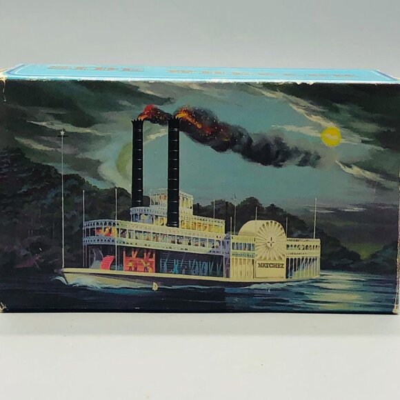 Avon for men after shave spicy Side Wheeler 5 fl.oz. brown glass steam ship READ - Picture 2 of 11